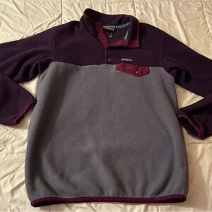Patagonia Synchilla Snap T Fleece Pullover Women’s M Colorblock MSRP $119